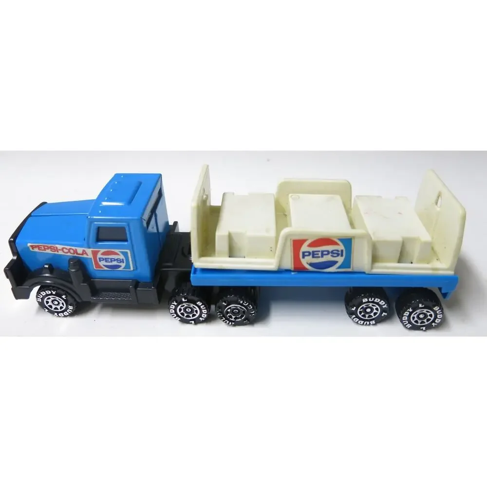 Vintage Pepsi Trucks Buddy L and Kazoos1980s Toys Monster Semi Soda Collectible
